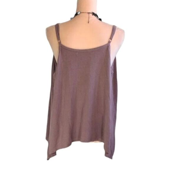Torrid Lounge VTG Y2K Purple Knit Sharkbite Sleep Tank Top Plussize 2X - Picture 9 of 13